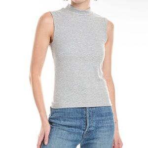 perfectwhitetee Mel Mock Neck Tank